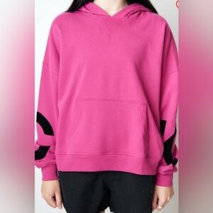 Calvin Klein Performance Pink Hoodie Sweatshirt XXL $69 NWT